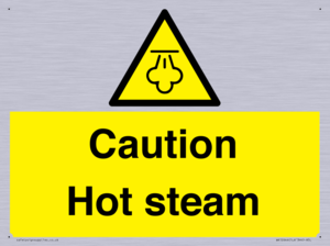 Caution Hot steam
